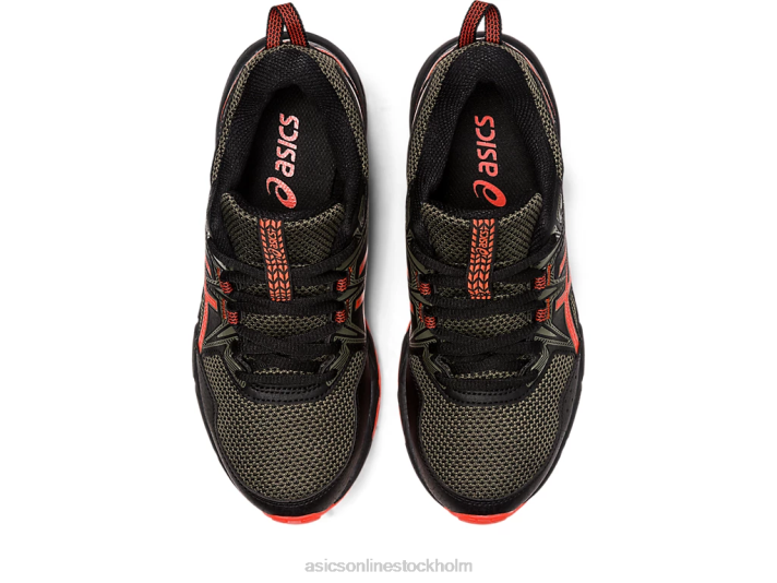 Asics gel-venture 8 klass skola barn D6D04389 svart/körsbärstomat