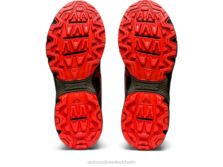 Asics gel-venture 8 klass skola barn D6D04389 svart/körsbärstomat