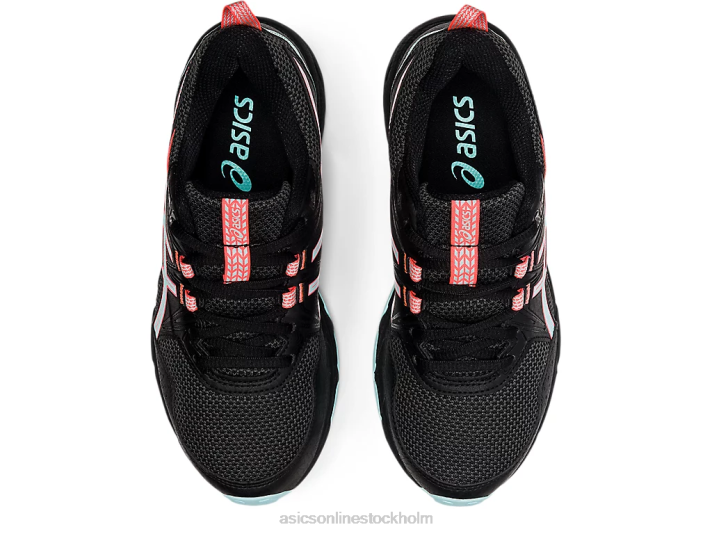 Asics gel-venture 8 klass skola barn D6D04510 svart/klarblå