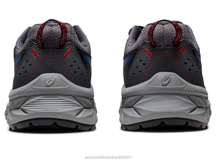 Asics gel-venture 9 klass skola barn D6D04216 bärare grå/tonfiskblå