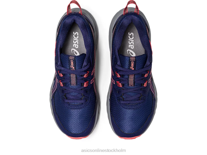 Asics gel-venture 9 klass skola barn D6D04220 indigoblått/papaya
