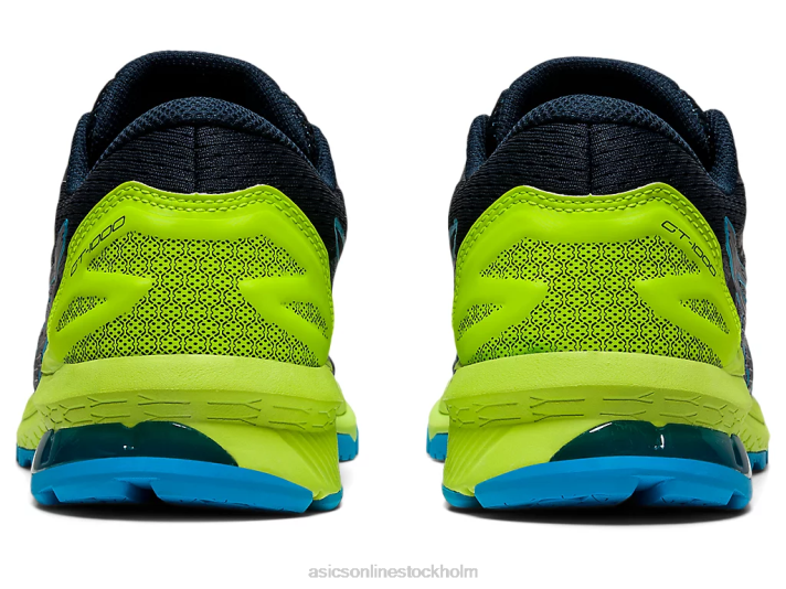 Asics gt-1000 10 grundskola barn D6D04519 fransk blå/digital aqua