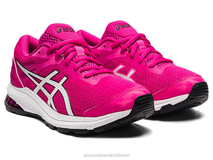 Asics gt-1000 10 grundskola barn D6D04525 rosa rave/vit