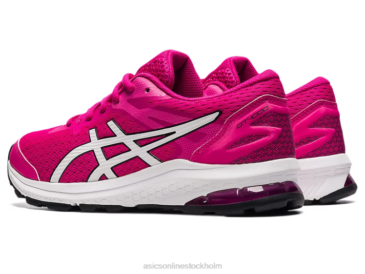 Asics gt-1000 10 grundskola barn D6D04525 rosa rave/vit