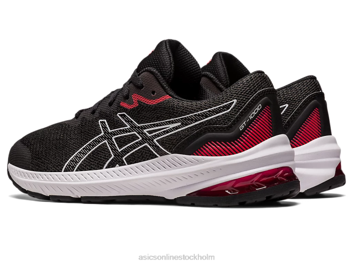 Asics gt-1000 11 grundskola barn D6D04255 svart/elektrisk röd