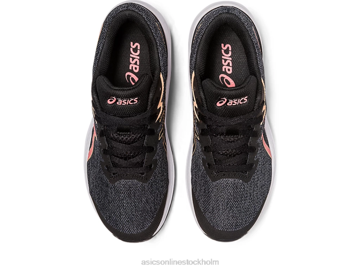 Asics gt-1000 11 grundskola barn D6D04292 svart/papaya