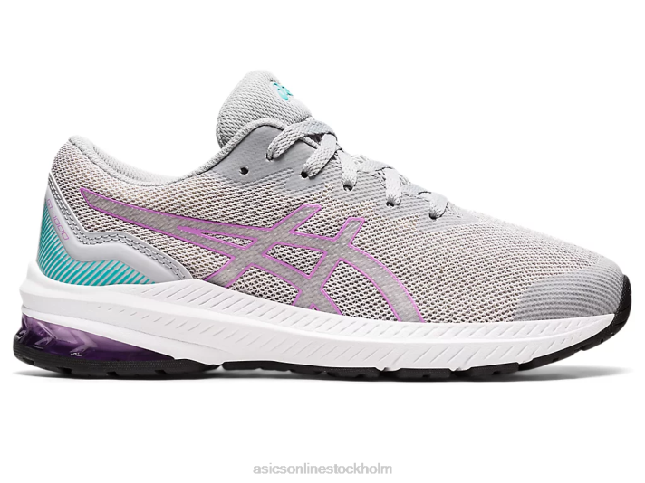 Asics gt-1000 11 grundskola barn D6D04359 piemontegrå/lavendel glöd