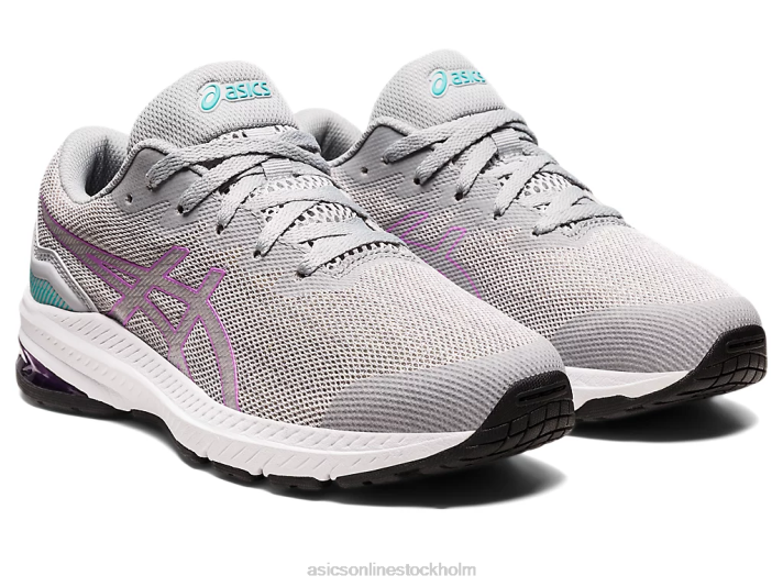 Asics gt-1000 11 grundskola barn D6D04359 piemontegrå/lavendel glöd
