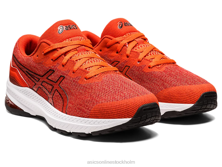 Asics gt-1000 11 grundskola barn D6D04363 körsbärstomat/svart