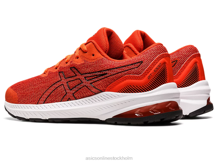 Asics gt-1000 11 grundskola barn D6D04363 körsbärstomat/svart