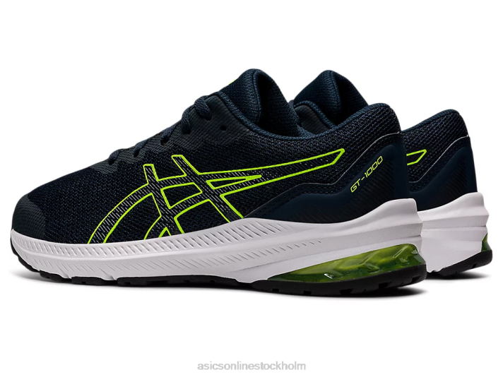 Asics gt-1000 11 grundskola barn D6D04405 fransk blå/farlig grön