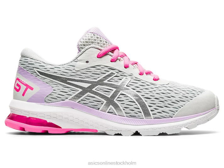 Asics gt-1000 9 grundskola barn D6D04563 glaciärgrå/rent silver