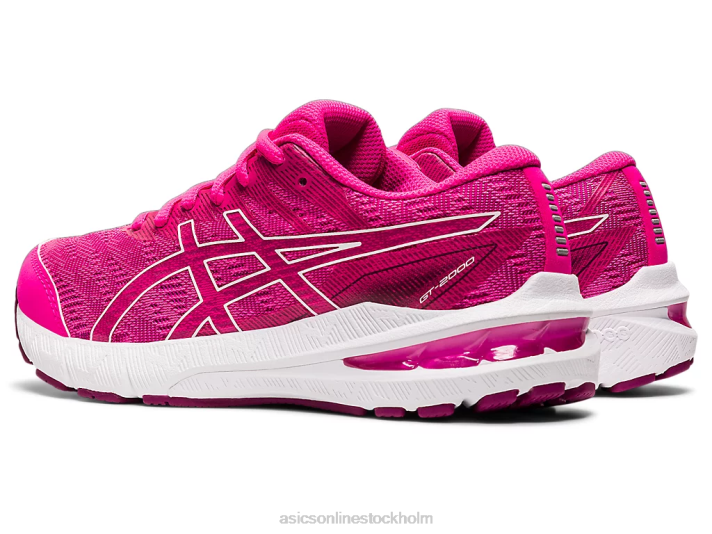 Asics gt-2000 10 grundskola barn D6D04324 rosa glo/vit