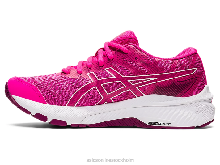 Asics gt-2000 10 grundskola barn D6D04324 rosa glo/vit