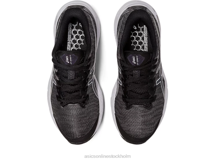 Asics gt-2000 11 grundskola barn D6D04333 svart/bärgrå