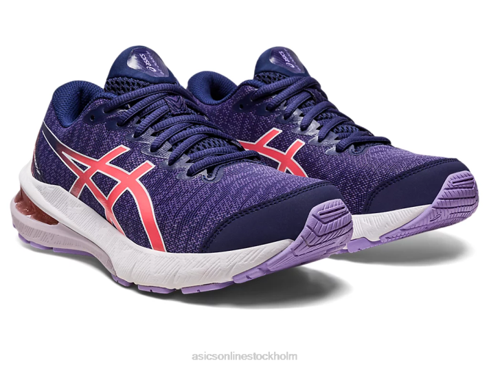 Asics gt-2000 11 grundskola barn D6D04337 indigoblått/papaya