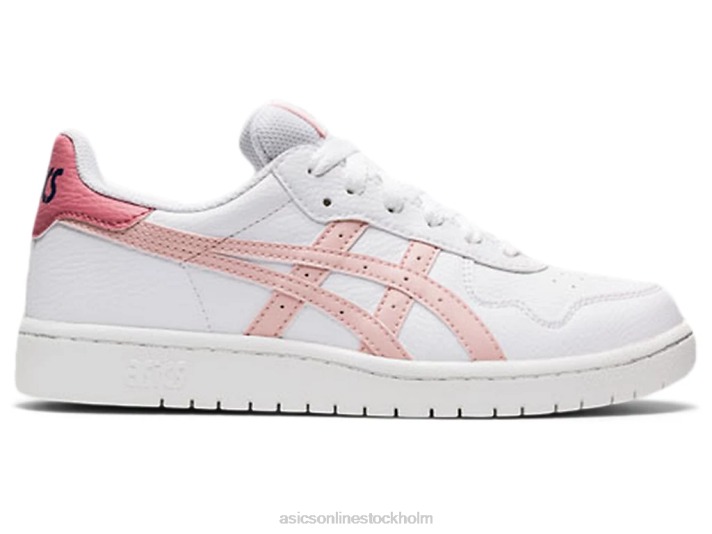 Asics japans grundskola barn D6D04444 vit / ingefära persika