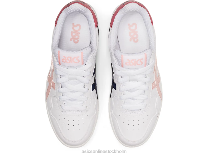 Asics japans grundskola barn D6D04444 vit / ingefära persika