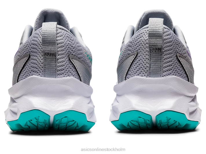 Asics novablast 2 grundskola barn D6D04427 piemontegrå/lavendel glöd