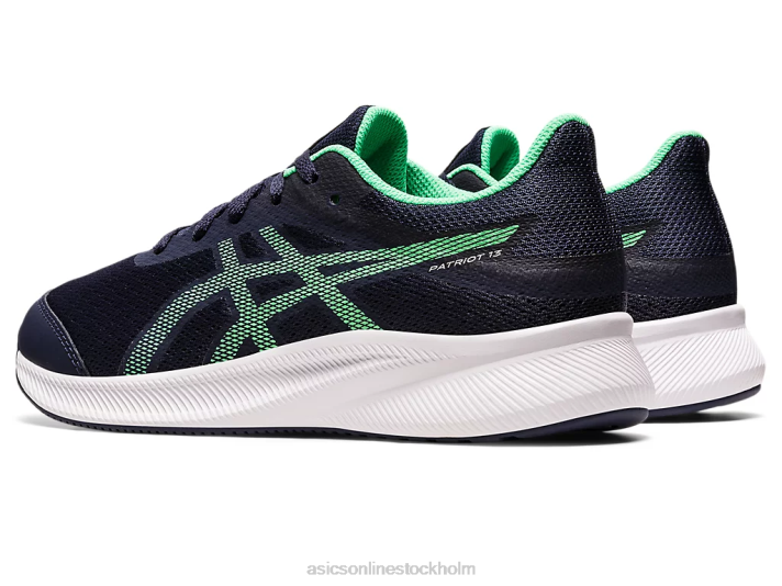 Asics patriot 13 årskurs barn D6D04439 midnatt/nytt blad