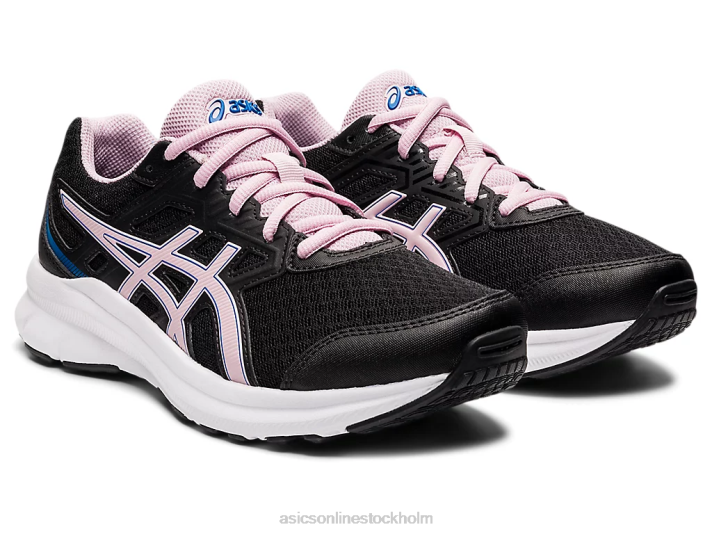 Asics ryck 3 klass skola barn D6D04489 svart/knappt rosa