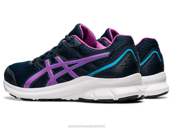 Asics ryck 3 klass skola barn D6D04539 fransk blå/digital druva