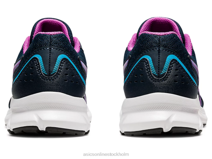 Asics ryck 3 klass skola barn D6D04539 fransk blå/digital druva