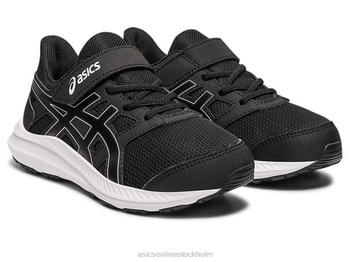 Asics ryck 4 förskola barn D6D04262 svart vit