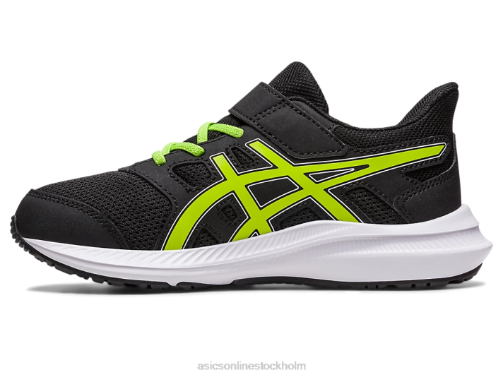 Asics ryck 4 förskola barn D6D04275 svart/limeskal