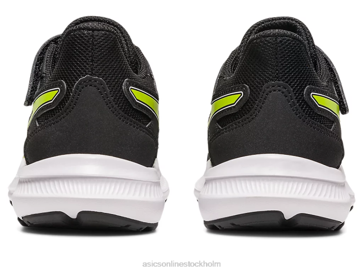 Asics ryck 4 förskola barn D6D04275 svart/limeskal