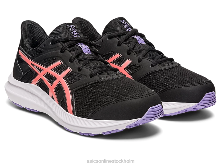 Asics ryck 4 klass skola barn D6D04251 svart/papaya