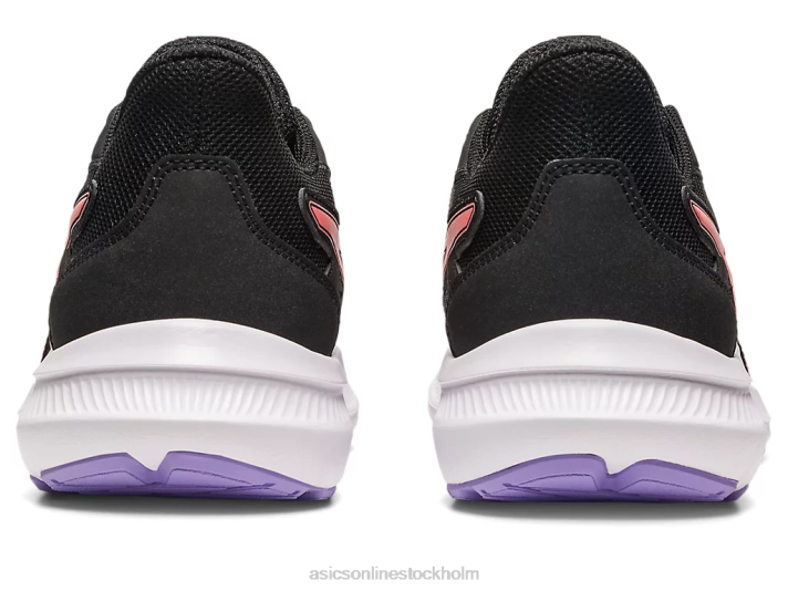 Asics ryck 4 klass skola barn D6D04251 svart/papaya