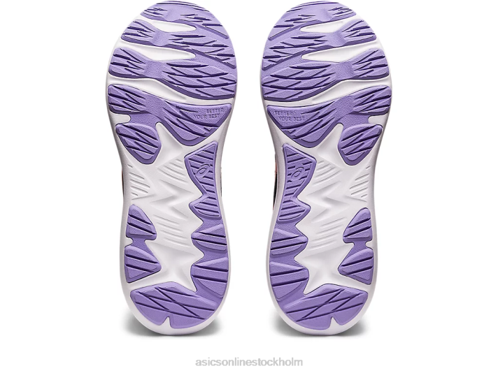 Asics ryck 4 klass skola barn D6D04251 svart/papaya