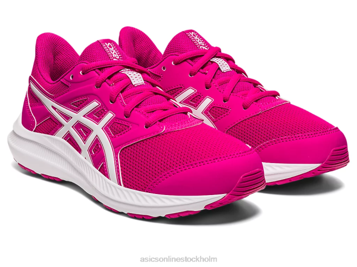 Asics ryck 4 klass skola barn D6D04265 rosa rave/vit