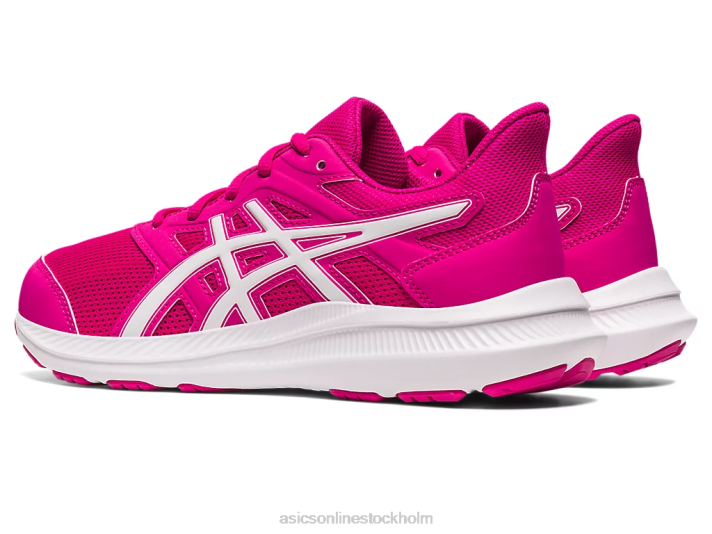 Asics ryck 4 klass skola barn D6D04265 rosa rave/vit