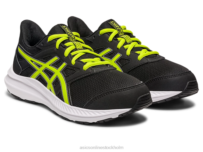 Asics ryck 4 klass skola barn D6D04268 svart/limeskal