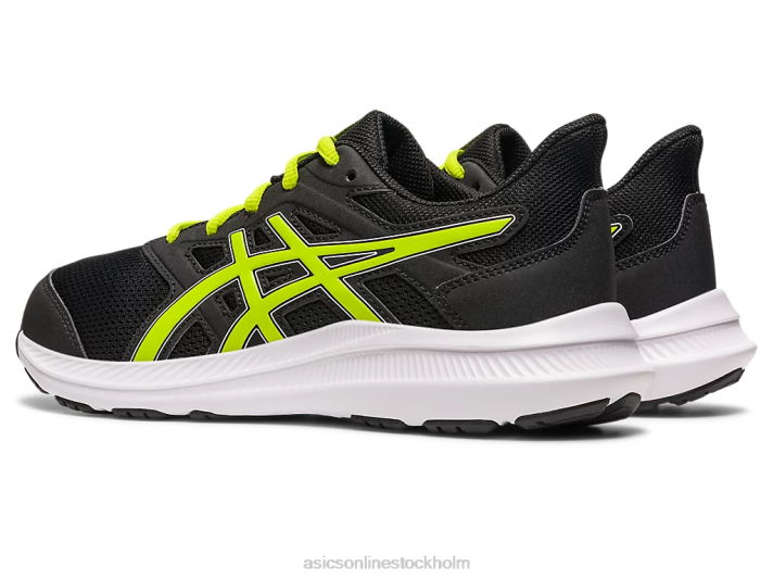 Asics ryck 4 klass skola barn D6D04268 svart/limeskal
