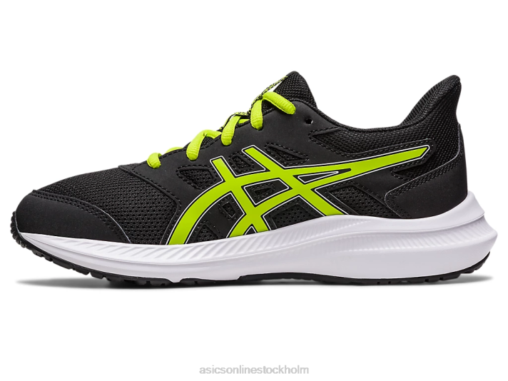 Asics ryck 4 klass skola barn D6D04268 svart/limeskal