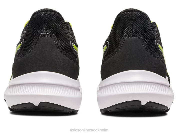 Asics ryck 4 klass skola barn D6D04268 svart/limeskal