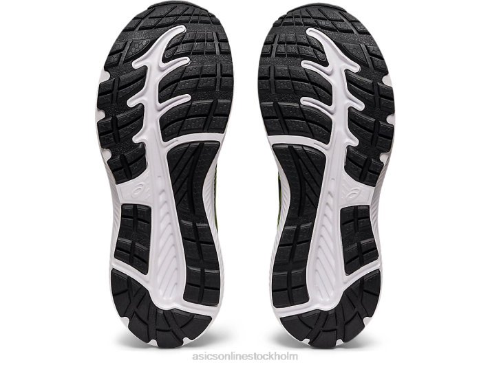 Asics tävla 7 klass skolan barn D6D04486 svart/farlig grön