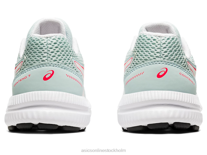 Asics tävla 7 klass skolan barn D6D04548 aqua ängel/vit