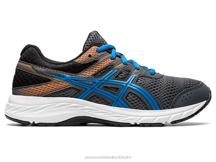Asics tävla i 6 klass barn D6D04567 bärare grå/directoire blå