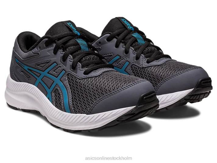 Asics tävla i 8 klass barn D6D04245 bärare grå/öblå