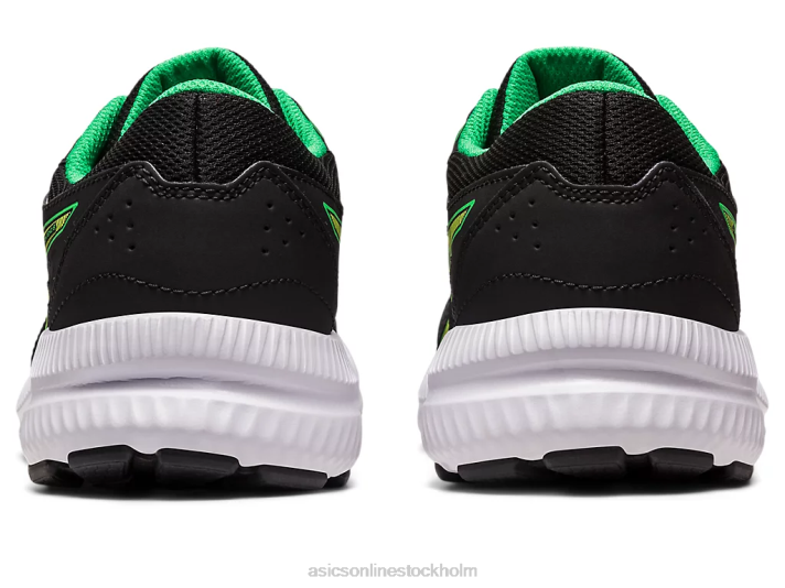 Asics tävla i 8 klass barn D6D04246 svart/limeskal