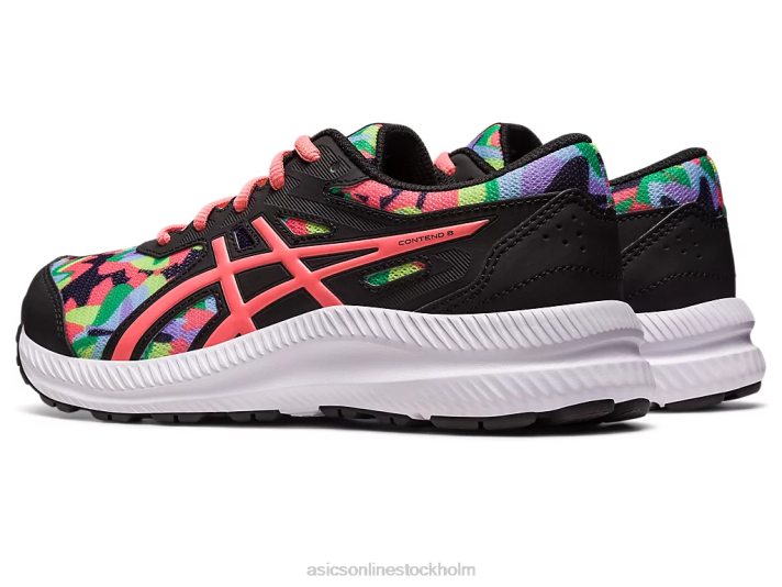 Asics tävla i 8 klass barn D6D04250 svart/papaya