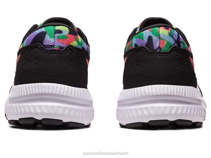 Asics tävla i 8 klass barn D6D04250 svart/papaya