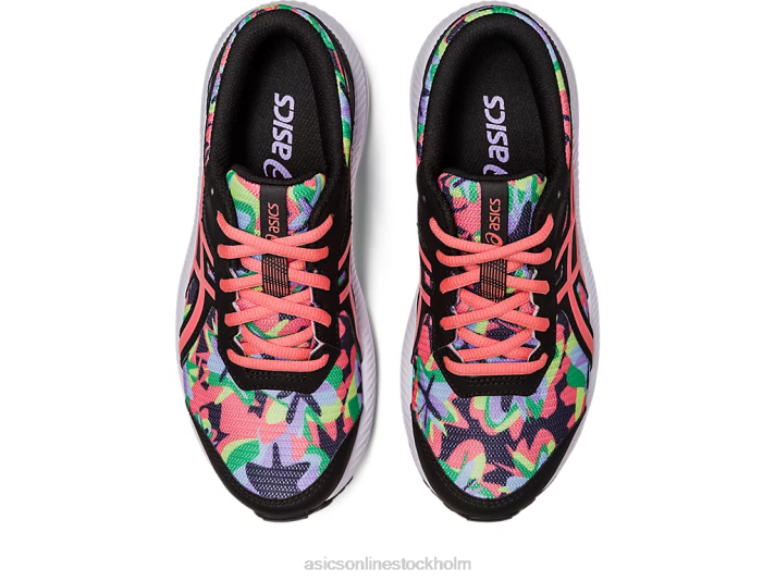 Asics tävla i 8 klass barn D6D04250 svart/papaya