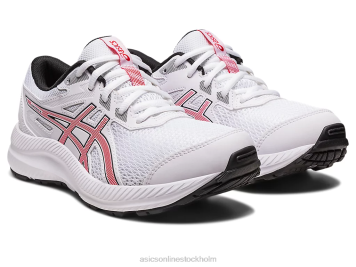 Asics tävla i 8 klass barn D6D04281 vit/elektrisk röd