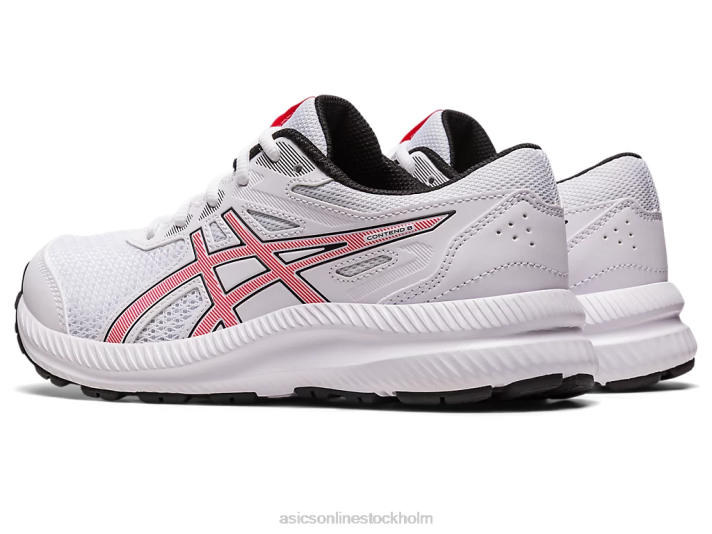 Asics tävla i 8 klass barn D6D04281 vit/elektrisk röd