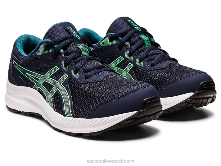 Asics tävla i 8 klass barn D6D04397 midnatt/nytt blad
